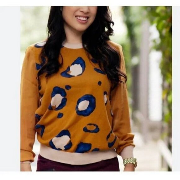 3.1 PHILLIP LIM x Target leopard print sweater top, XL. - Picture 1 of 6